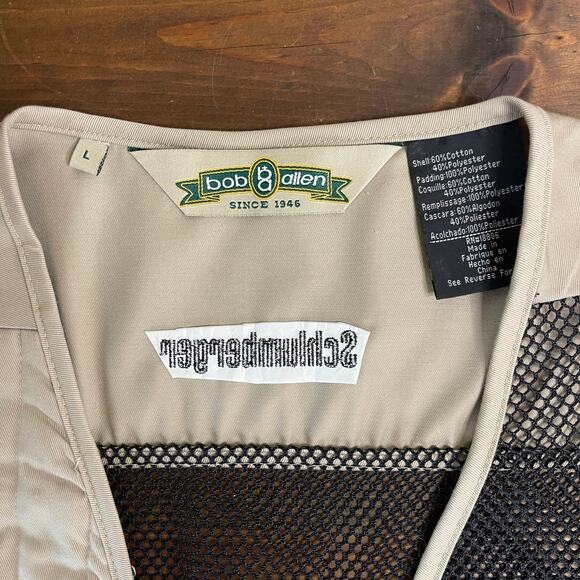 Boyt Bob Allen Full Mesh Shooting Vest 240M Khaki RH Large 30246 Embroidered - Picture 6 of 10